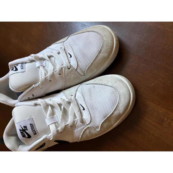 Nike SB Alleyoop White/Black Skate Shoes – Men’s 7.5 - Picture 7 of 8